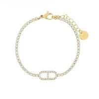 Bracciale Urania Preziosi Donna in Acciaio Zircone ADABR302GD - ADABR302GD